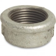 ¼" Galvanised Round Cap